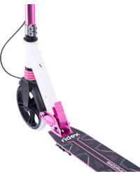 Самокат 2-колесный Sigma 200 мм, ручной тормоз, белый/розовый