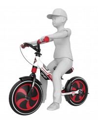 Беговел с 2 амортизаторами и 2 тормозами Small Rider Roadster Pro 4 (красный) Беговел с 2 амортизаторами и 2 тормозами Small Rider Roadster Pro 4 (красный)