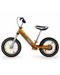 Легкий алюминиевый детский беговел Small Rider Foot Racer 3 AIR (золотой)