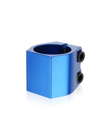 Хомут HIPE X8 HIC 2х болтов., М6, синий (разбор) для трюкового самоката