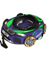 Тюбинг Small Rider Snow Tubes 4 ("Машинки XL" с колесами) (BM сине-зеленый)