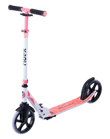 Самокат 2-колесный Marvellous 200 мм, белый/коралловый Самокат 2-колесный Marvellous 200 мм, белый/коралловый
