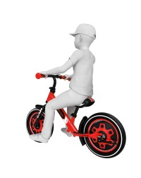 Детский алюминиевый беговел Small Rider Roadster 3 (Classic AIR)  (красный)