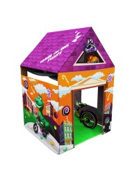 Домик-палатка с матрасиком влагостойкий с ковриком Small Rider House (гараж оранжевый)