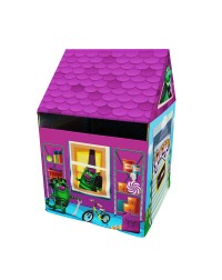 Домик-палатка с матрасиком влагостойкий с ковриком Small Rider House (гараж синий)