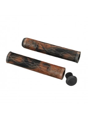 Грипсы Fox L-160, коричнево-черные Грипсы Fox L-160, коричнево-черные