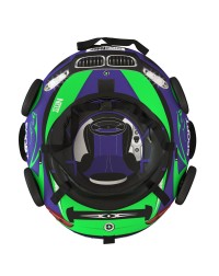 Тюбинг Small Rider Snow Tubes 4 ("Машинки XL" с колесами) (BM сине-зеленый)