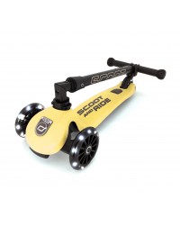 Складной трехколесный самокат со светящимися колесами Scoot&Ride Highway Kick 3 LED (лимон) Складной трехколесный самокат со светящимися колесами Scoot&Ride Highway Kick 3 LED (лимон)