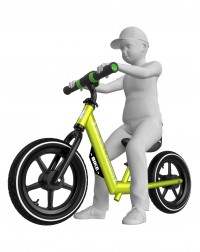 Детский модульный беговел с ревом мотора Small Rider Roadster X Plus (зеленый)