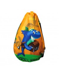 Мешок-рюкзак-подушка, спинка для тюбингов ST4, Small Rider Bags Пираты (оранжевый)