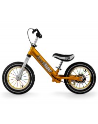 Легкий алюминиевый детский беговел Small Rider Foot Racer 3 AIR (золотой)