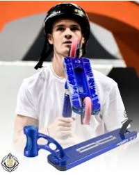 Фирменная дека райдера MGP Jordan Clark для трюковых самокатов Madd Gear (синий)