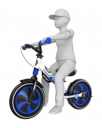 Беговел с 2 амортизаторами и 2 тормозами Small Rider Roadster Pro 4 (синий) Беговел с 2 амортизаторами и 2 тормозами Small Rider Roadster Pro 4 (синий)