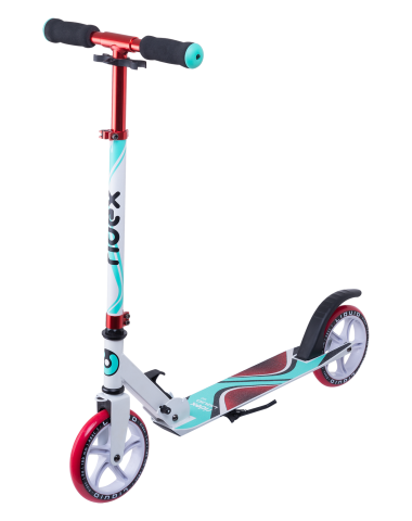 Самокат 2-колесный Liquid 180 мм, белый/красный Самокат 2-колесный Liquid 180 мм, белый/красный