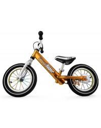 Легкий алюминиевый детский беговел Small Rider Foot Racer 3 AIR (золотой)