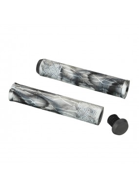 Грипсы Fox L-160, бело-черные