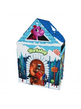 Домик-палатка с матрасиком влагостойкий с ковриком Small Rider House (гараж зимний)