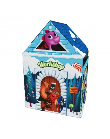 Домик-палатка с матрасиком влагостойкий с ковриком Small Rider House (гараж зимний)