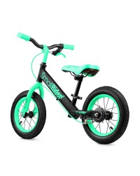 Детский беговел с надувными колесами и тормозом Small Rider Ranger 2 Neon (аква)