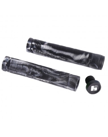 Грипсы HIPE H4 Duo, 155 мм black/white для трюкового / городского / детского самоката