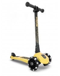 Складной трехколесный самокат со светящимися колесами Scoot&Ride Highway Kick 3 LED (лимон) Складной трехколесный самокат со светящимися колесами Scoot&Ride Highway Kick 3 LED (лимон)