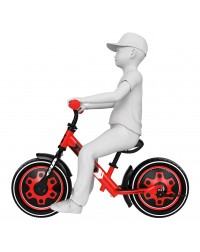 Детский алюминиевый беговел Small Rider Roadster 3 (Classic AIR)  (красный)