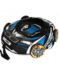 Тюбинг Small Rider Snow Tubes 4 ("Машинки XL" с колесами) (ВМ черно-голубой)