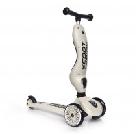 Детский трехколесный самокат с сиденьем Scoot&Ride HighwayKick 1 (Seat) (дымчатый туман)