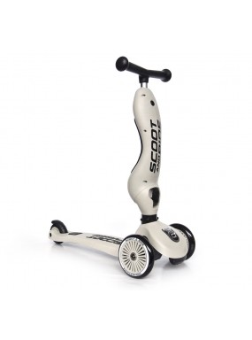 Детский трехколесный самокат с сиденьем Scoot&Ride HighwayKick 1 (Seat) (дымчатый туман)