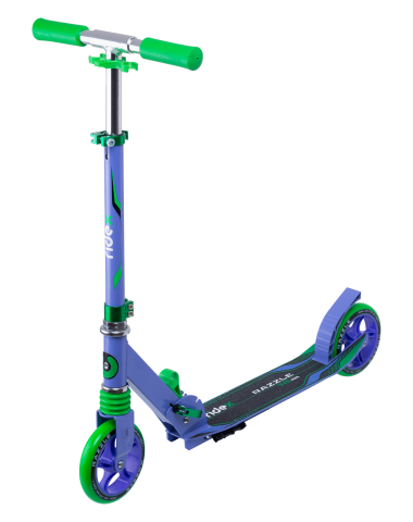 Самокат 2-колесный Razzle 145 мм, фиолетовый/зеленый Самокат 2-колесный Razzle 145 мм, фиолетовый/зеленый