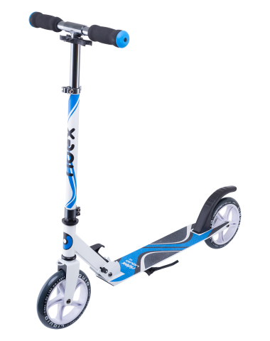 Самокат 2-колесный Liquid 180 мм, белый/синий Самокат 2-колесный Liquid 180 мм, белый/синий