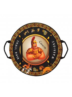 Ледянка-щит с ремнями, мягкая Small Rider Slider, 55 см (Гладиатор)