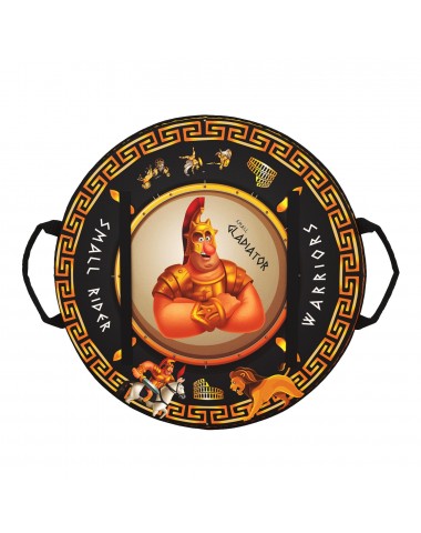 Ледянка-щит с ремнями, мягкая Small Rider Slider, 55 см (Гладиатор)