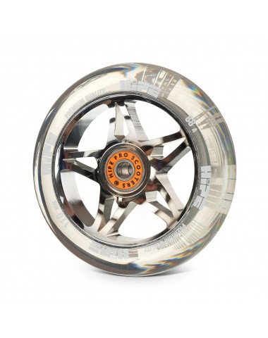 Колесо HIPE Star 110mm Chrome/clear для трюкового самоката