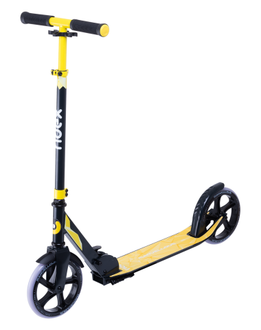 Самокат 2-колесный Marvellous 200 мм, черный/желтый Самокат 2-колесный Marvellous 200 мм, черный/желтый