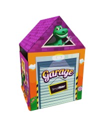 Домик-палатка с матрасиком влагостойкий с ковриком Small Rider House (гараж оранжевый)