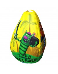 Мешок-рюкзак-подушка, спинка для тюбингов ST4, Small Rider Bags Пираты (желтый)