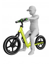 Детский модульный беговел с ревом мотора Small Rider Roadster X Plus (зеленый)