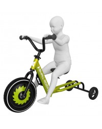 Беговел с лыжами, обычными и тренировочными колесами Small Rider Roadster - X Ultimate (зеленый) Беговел с лыжами, обычными и тренировочными колесами Small Rider Roadster - X Ultimate (зеленый)