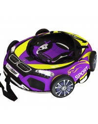 Тюбинг Small Rider Snow Tubes 4 ("Машинки XL" с колесами) (BM желто фиолетовый)