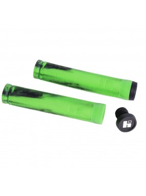 Грипсы HIPE H4 Duo, 155 мм black/green Грипсы HIPE H4 Duo, 155 мм black/green