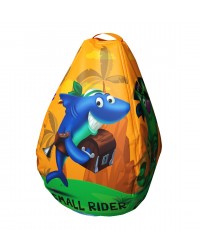 Мешок-рюкзак-подушка, спинка для тюбингов ST4, Small Rider Bags Пираты (оранжевый)