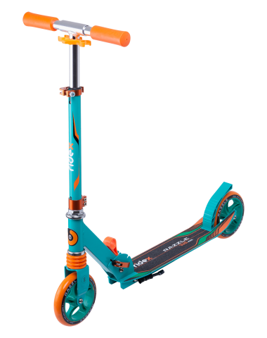Самокат 2-колесный Razzle 145 мм, зеленый/оранжевый Самокат 2-колесный Razzle 145 мм, зеленый/оранжевый
