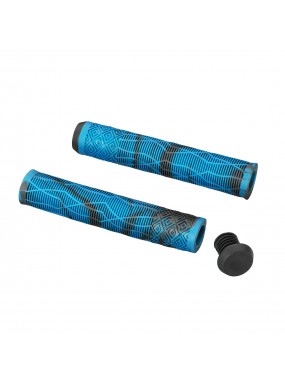 Грипсы Fox L-160, черно-голубые