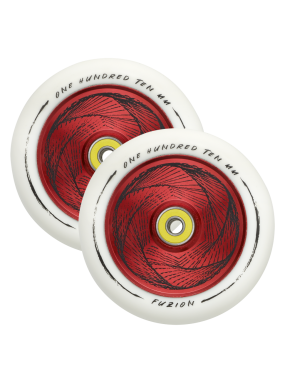 Колеса 110 mm Hollowcore Wheel (pair) - Marker / White Red Core White PU Колеса 110 mm Hollowcore Wheel (pair) - Marker / White Red Core White PU