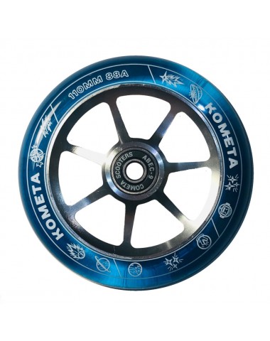 Колесо д/сам. Комета Старт (Прозр.синий / Серый)