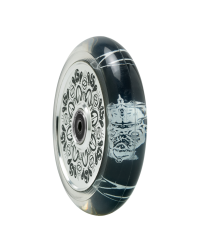 Колеса Leo Spencer 110 mm Sig Wheel (pair) - Silver Core / Clear PU Колеса Leo Spencer 110 mm Sig Wheel (pair) - Silver Core / Clear PU