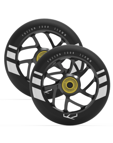 Колеса (пара) 110 mm Wheel (pair) - Black Ano / Black PU для трюкового самоката